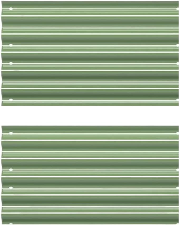 PG-0253 11 '' tall rectangular metal garden bed galvanized sheet planter box Outdoor flower box