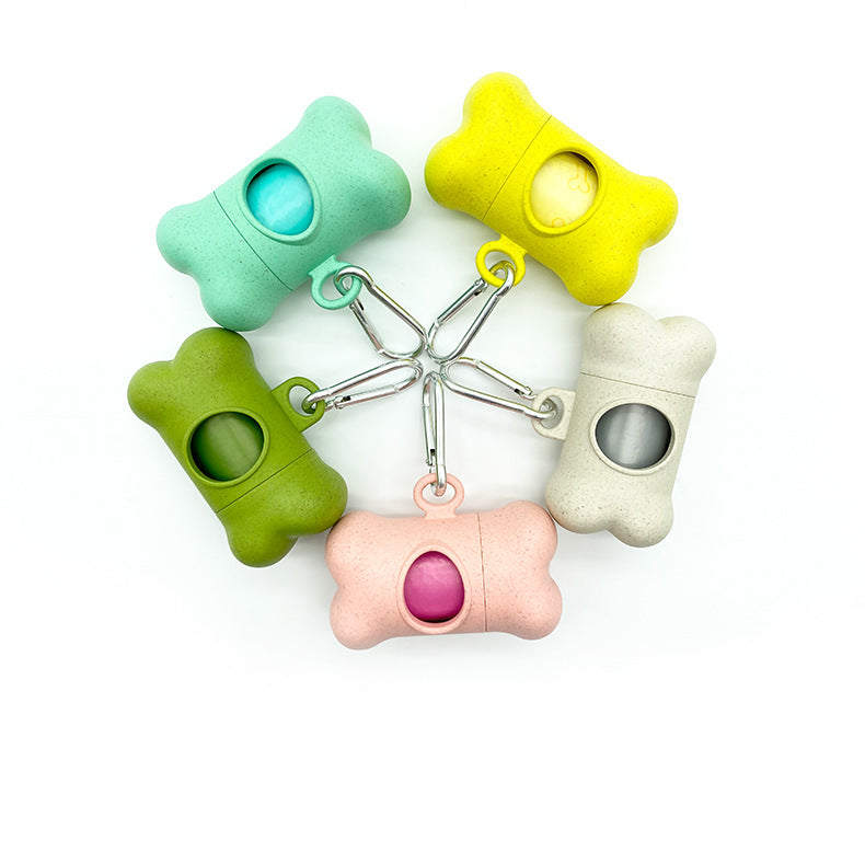 PG-0264 Bone Shaped Poop Bag Dispenser Pet Waste Disposal Bag Dispenser