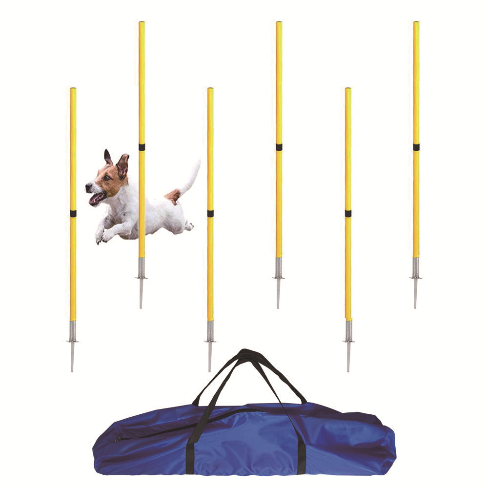 PG-0500 Dog agility training obstacle marker bar Working dog sensitive snake bar trainer