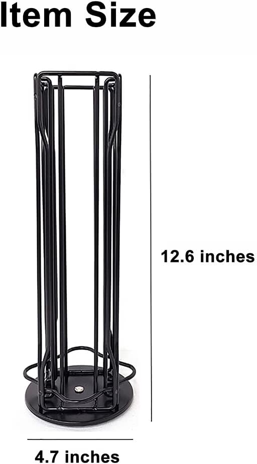 PG-0173 Coffee Pod Holder for Nespresso Vertuoline, Coffee Pod Stand Holds 20 Nespresso Vertuo Pods, Small Nespresso Vertuoline Pods Organizer Carousel 360-Degree Rotatable