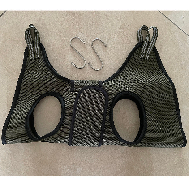 PG-0208 Pet Dog Grooming Hammock Harness for Cats & Dogs, Breathable Dog Grooming Helper for Trimming Nail and Ear/Eye Care,with Dog Nail Clippers, Free Nail File