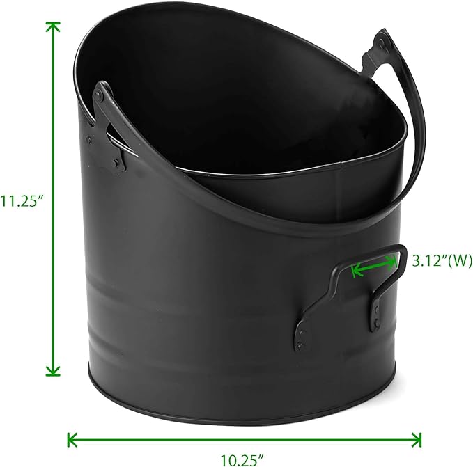 PG-0217 Outdoor barbecue charcoal bucket Household high quality ash bucket with handle open coal bucket metal ash bucket dump ash bucket
