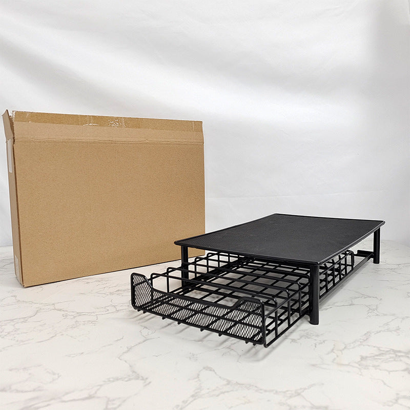 PG-0174 Tassimo coffee capsule storage drawer storage box Iron coffee machine base can hold 60 capsules