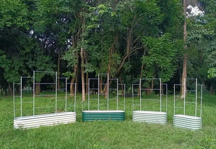 PG-0259 Long Wall Trellis -Outdoor rust-resistant and corrosion-resistant vegetable climbing frame