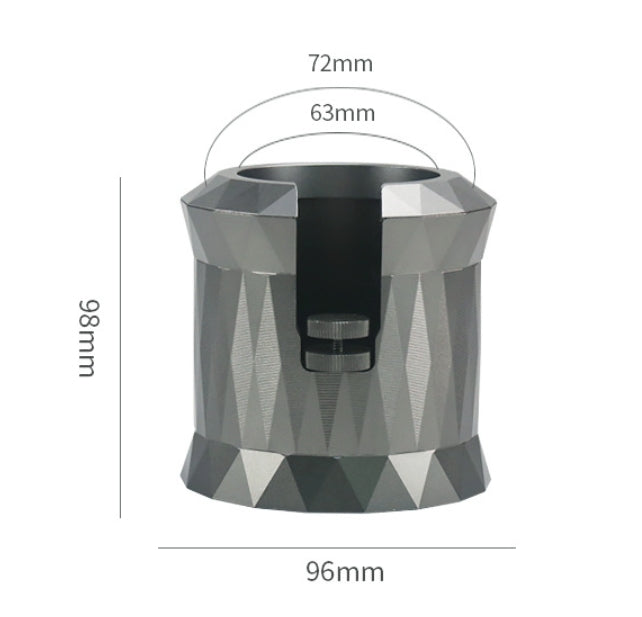 PG-0162 Coffee powder base aluminum alloy filling base handle bracket Italian coffee machine handle supporting equipment