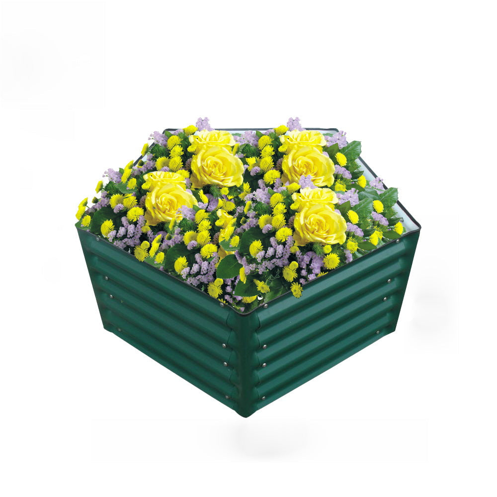 PG-0261 17" Tall Hexagon Garden Raised Garden Bed Kits