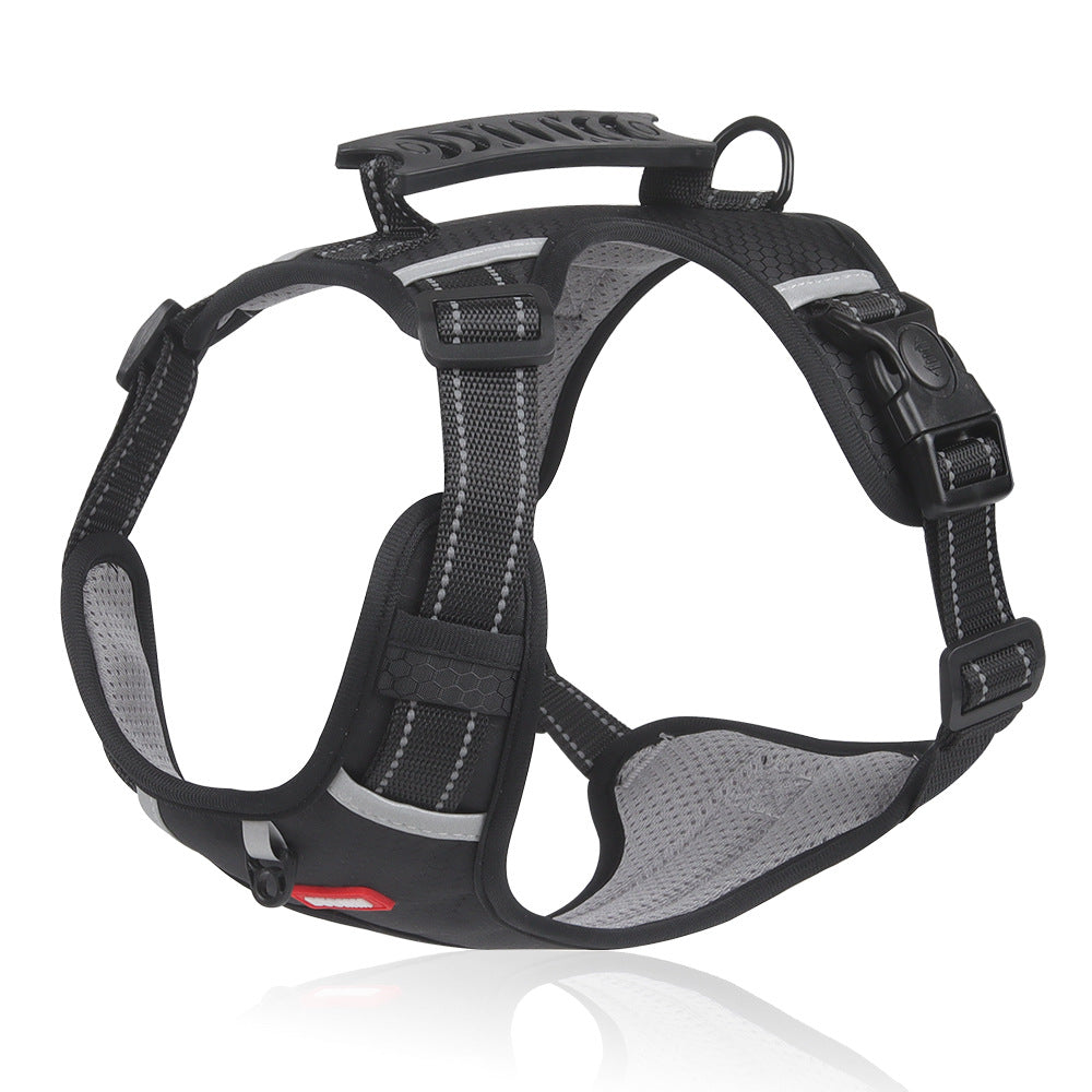PG-0195 Pet leash vest type puppy chest harness explosion-proof impact reflective dog chest back