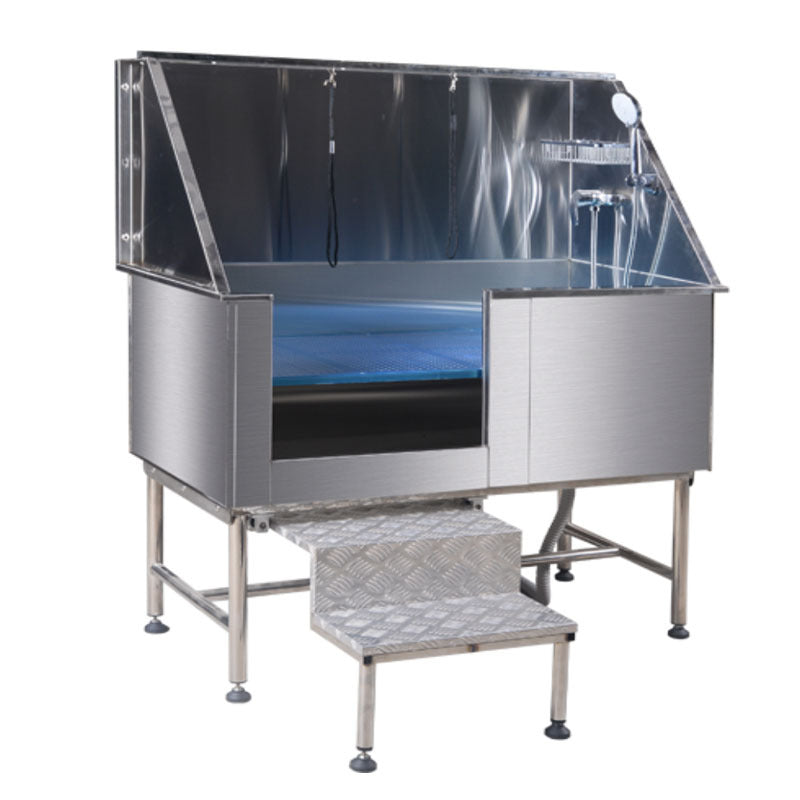PG-0489 Walk-in pet bathtub Stainless steel tub Commercial pet wash sink