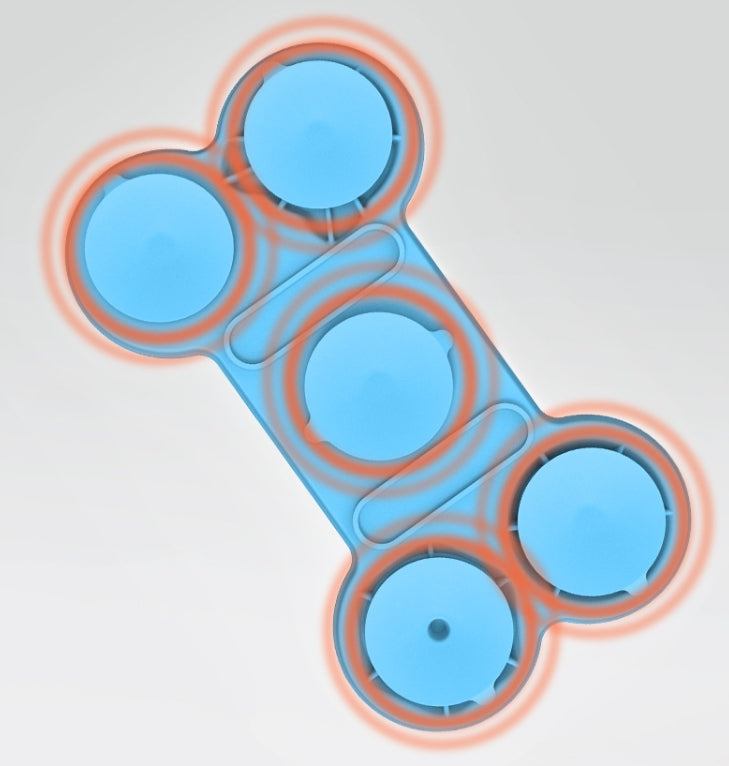 PG-0306 Multi-purpose pet lick pad Licking Mat for Dogs & Cats Slow Feeder Dog Bowls Premium Licking Mat with Suction Cups for Dog&Cat Boredom Reducer Anxiety Relief Perfect for Bathing Grooming