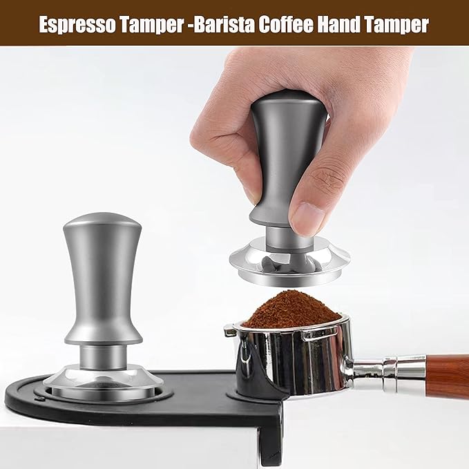 PG-0135 Coffee Tamper, Espresso Tamper, Premium Barista Tamper with Calibrated Spring