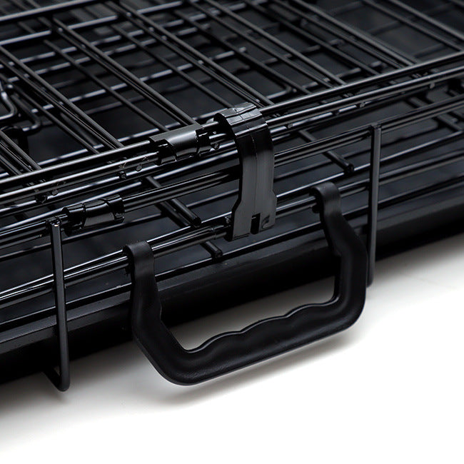 PG-0353 Double Door Folding Metal Dog Crate