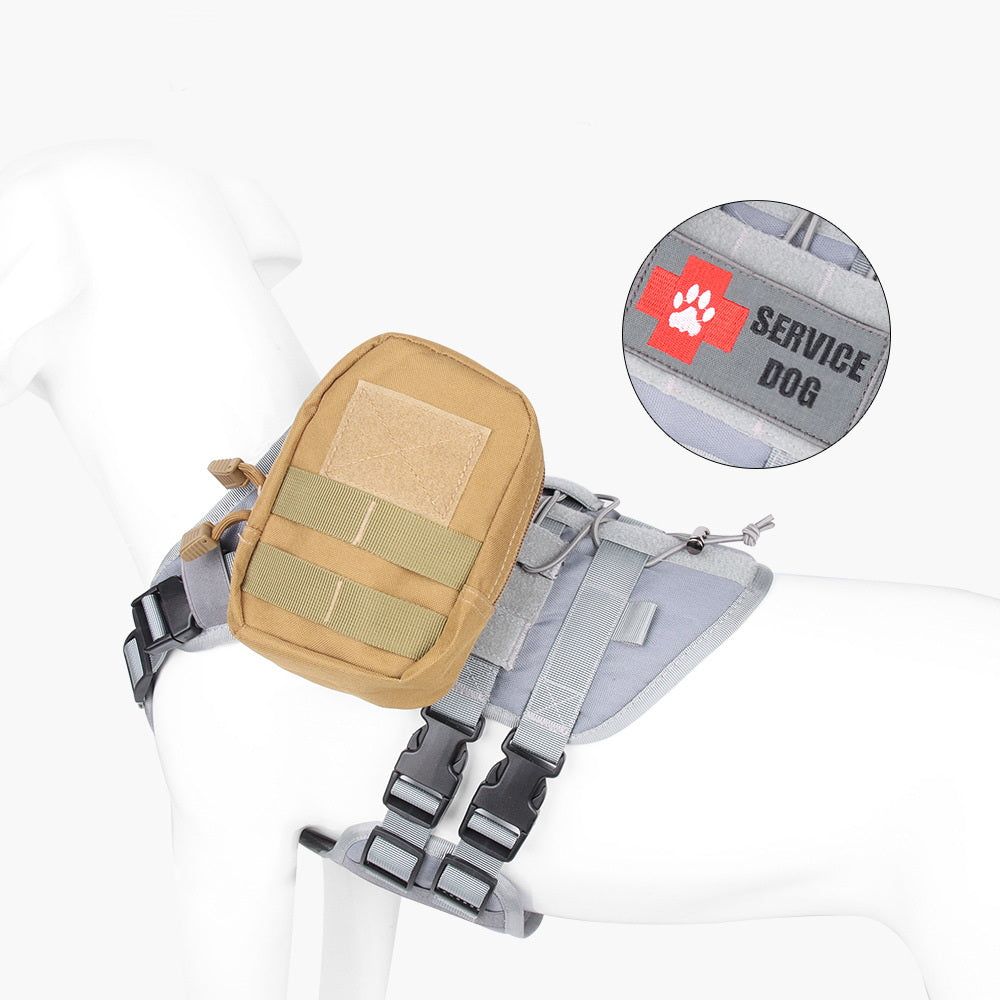 PG-0196 Pet Tactical Chest back vest Vest Vest Dog chest harness Oxford cloth dog leash