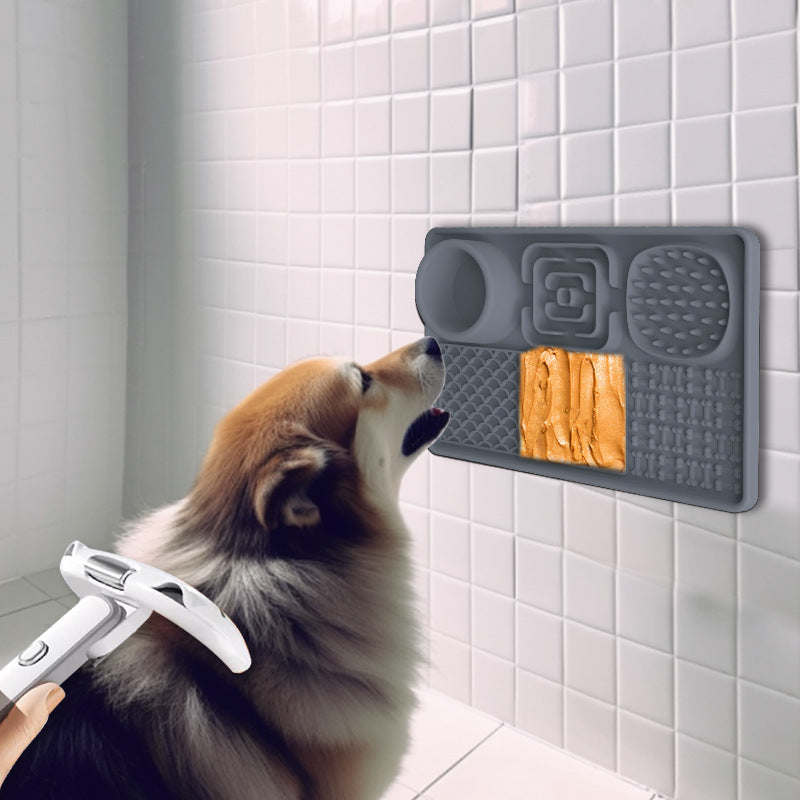 PG-0316 Lick Mat for Dogs and Cats, Licking Mats with Suction Cups for Dog Anxiety Relief, Food Grade Silicone Cat Lick Pad for Boredom Relief, Dog Treat Mat Perfect for Grooming and Slow Feeding