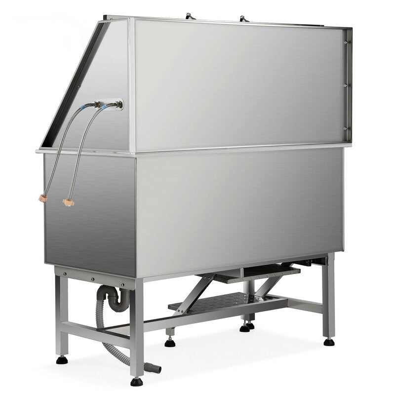 PG-0490 Stainless steel dog bathtub Large dog pet bath pet grooming bath