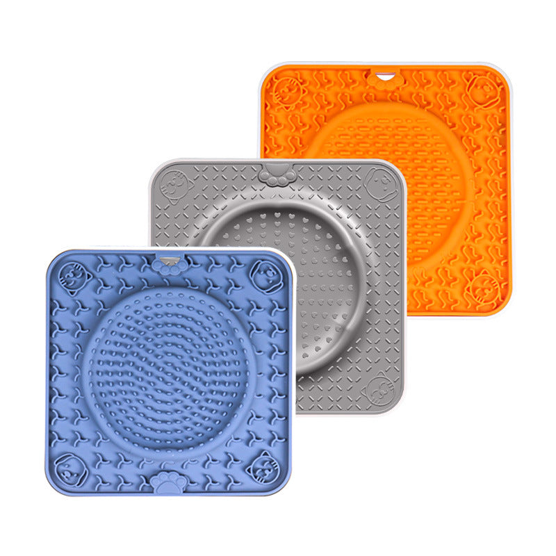 PG-0299 Licking Mat Premium Lick Mats with Suction Cups for Dog Anxiety Relief, Cat Lick Pad for Boredom Reducer, Dog Treat Mat Perfect for Bathing Grooming