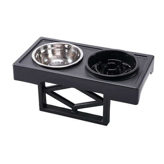 3 Height Adjustable Raised Dog Bowl Stand