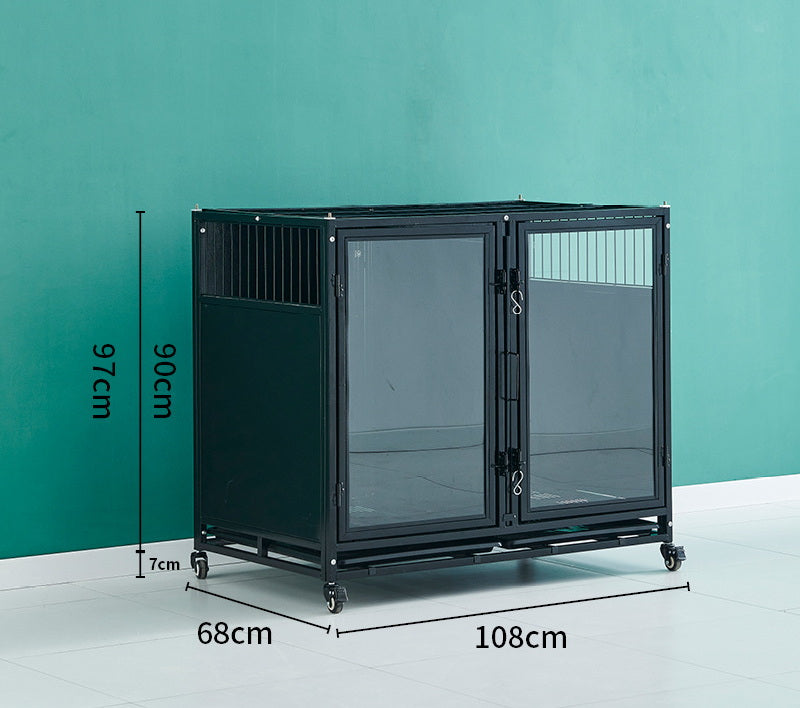 PG-0427   108A-Single & Four Rooms Pet store foster cage Pet hospital inpatient cage breeding cage Display cage Multi-layer dog cage Pet store foster cabinet