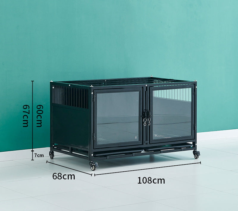 PG-0428   108B-Single & Four Rooms Pet store foster cage Pet hospital inpatient cage breeding cage Display cage Multi-layer dog cage Pet store foster cabinet