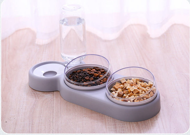 PG-0342    3-in-1 bowl Multifunctional tableware pet supplies Automatic water dispenser pet bowl