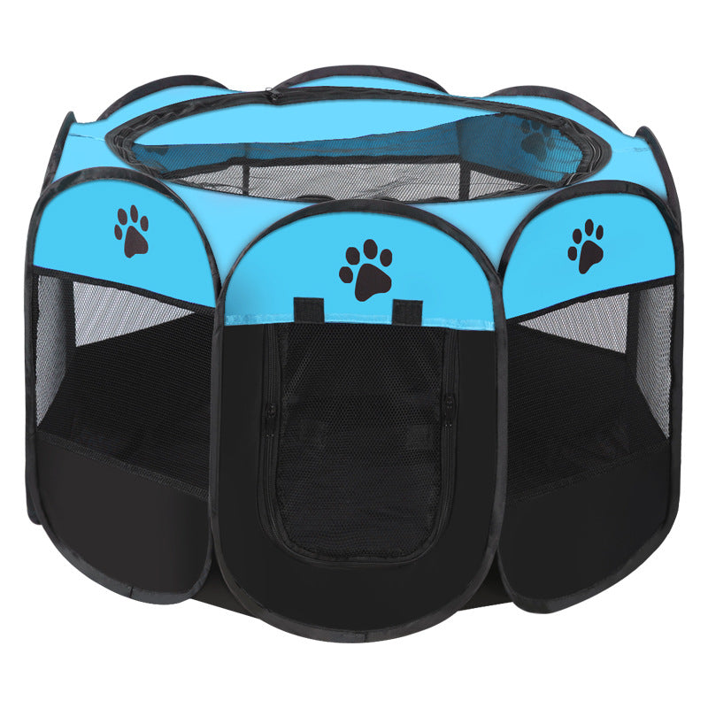 PG-0211  Portable Pet Playpen, Dog Playpen Foldable Pet Exercise Pen Tents Dog Kennel House Playground for Puppy Dog Yorkie Cat Bunny Indoor Outdoor Travel Camping Use