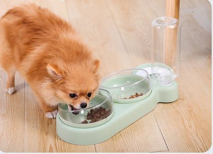 PG-0342    3-in-1 bowl Multifunctional tableware pet supplies Automatic water dispenser pet bowl