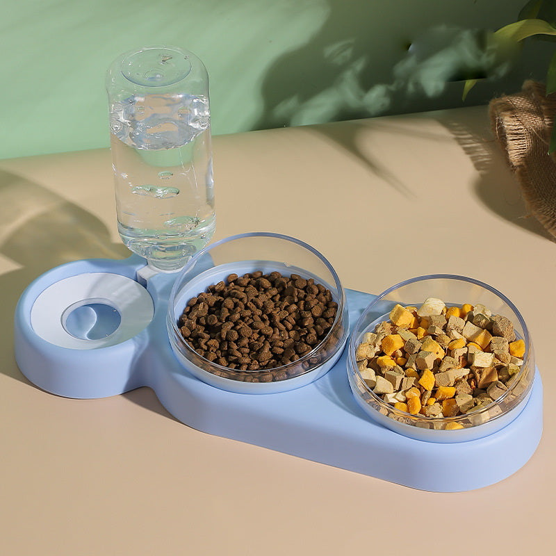 PG-0342    3-in-1 bowl Multifunctional tableware pet supplies Automatic water dispenser pet bowl