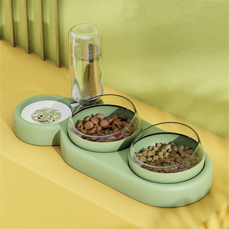 PG-0342    3-in-1 bowl Multifunctional tableware pet supplies Automatic water dispenser pet bowl