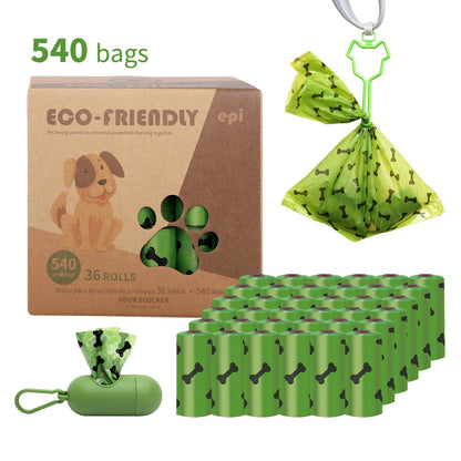 30 bags Dog Poop Bags With Dispenser