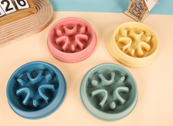 PG-0323  Slow Feeder Bowls Anti-Slip Puzzle Interactive Bloat Stop Bowl Anti-Choking Dog Bowl for Small and Medium Dogs