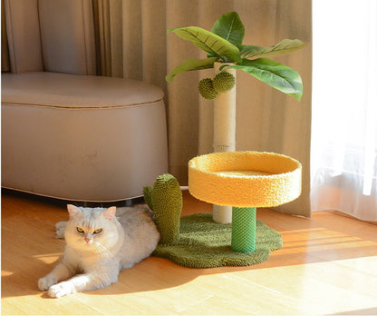 Cat climb cat nest integrated cat jump small cat tree sisal cat scratching post cat scratching board