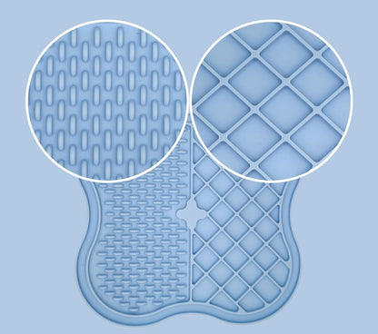 PG-0309  Licking Mat for Dogs and Cats,Dog Food Lick Mat with Suction Cups,Slow Feeder mat& Non-Slip Design,Boredom & Anxiety Reducer,Calming Mat for Bathing,Grooming,and Nail Trimming