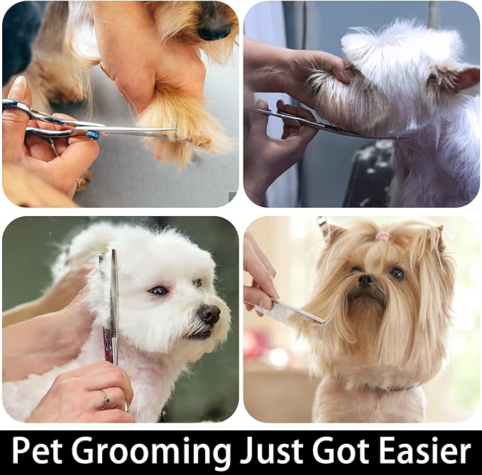 PG-0509  Pet Grooming Kit  Dog Grooming Scissors with Safety Round Tip