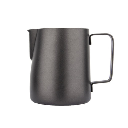 Jarro para espuma de leite PG-0165, jarro para vapor de leite em aço inoxidável com bico em forma de V e revestimento de teflon, jarro para vapor de café expresso para ferramenta de barista