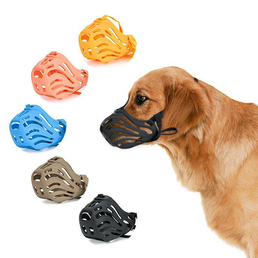 PG-0504   TPE plastic dog muzzle prevent bite prevent eating prevent barking protect pet dogs new dog muzzle