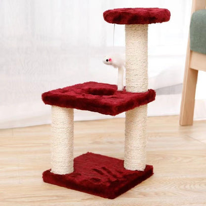 Kitten climb cat nest integrated cat jump small cat tree sisal cat scratching post cat scratching board