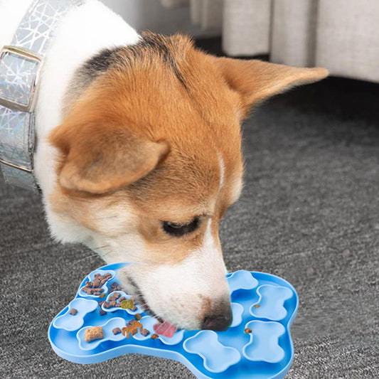 PG-0310  Licking Mat for Dogs and Cats,Dog Food Lick Mat with Suction Cups,Slow Feeder mat& Non-Slip Design,Boredom & Anxiety Reducer,Calming Mat for Bathing,Grooming,and Nail Trimming