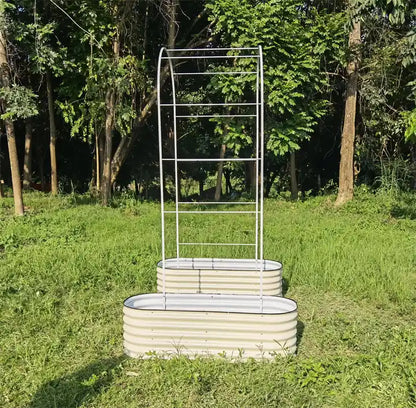 PG-0260   Long Wall Trellis -Outdoor rust-resistant and corrosion-resistant vegetable climbing frame