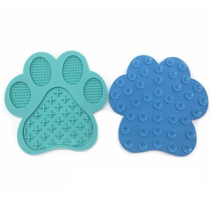 PG-0307 Tapete lambedor para cães e gatos, tapete lambedor para comida de cachorro com ventosas, tapete alimentador lento e design antiderrapante, redutor de tédio e ansiedade, tapete calmante para banho, higiene e corte de unhas 