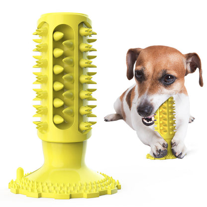 Dog Chew Toys for Aggressive Chewers Suction cup sound molar rod