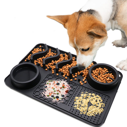 PG-0311   Lick Mat for Dogs and Cats, Licking Mats with Suction Cups for Dog Anxiety Relief, Food Grade Silicone Cat Lick Pad for Boredom Relief, Dog Treat Mat Perfect for Grooming and Slow Feeding