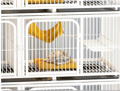 PG-0363  Separable Pet breeding cage Three-layer cat cage Domestic breeding cattery cat large double multi-level indoor