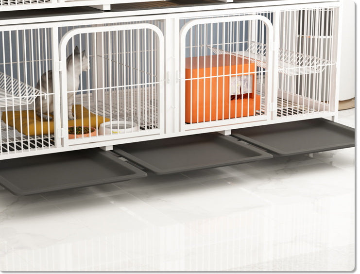 PG-0362  Indivisible Pet breeding cage Three-layer cat cage Domestic breeding cattery cat large double multi-level indoor