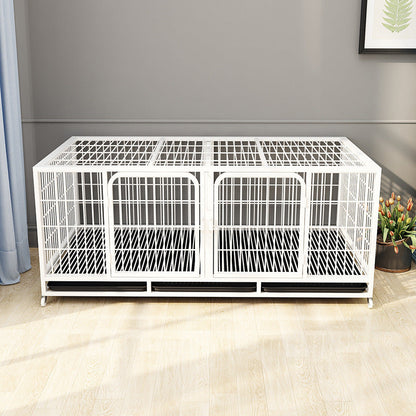 PG-0365   Double deck cage Heavy Duty Dog Cage Metal Kennel and Crate