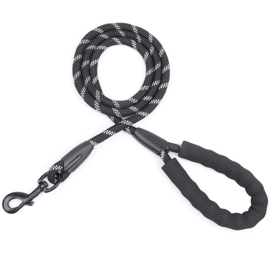 PG-0198  Nylon Strong Dog Rope Lead Reflective Training Dog Leash with Soft Handle