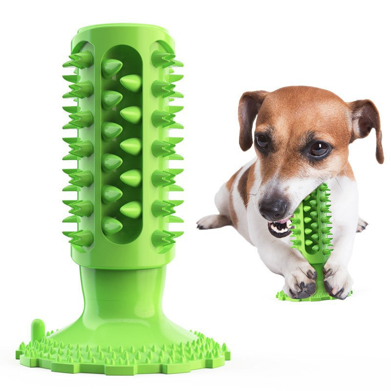 Dog Chew Toys for Aggressive Chewers Suction cup sound molar rod