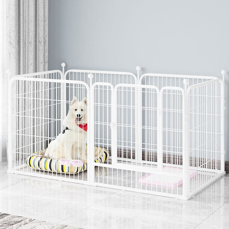 PG-0209   Dog Playpen Indoor Outdoor 6 Panels, Dog Pen for Medium/Small Dogs Puppies Cats  Metal Heavy Duty Dog Fence Portable Foldable for RV Camping Play Yard