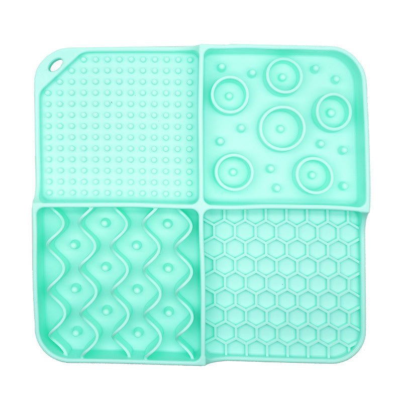 PG-0313   Lick Mat for Dog and Cat Slow Feeder Bowl Licking Pad with Suction Cups Heavy Duty Puzzle Food Treat for Dog Anxiety Relief Cat Boredom Reducer, Perfect for Bathing Grooming