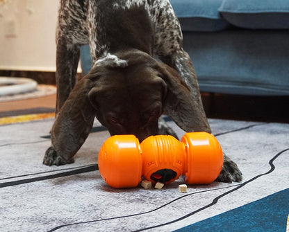 Brinquedo para comida com vazamento de quebra-cabeça para cachorro Brinquedo vocal para cachorro Slow Food tigela