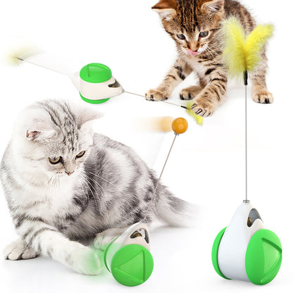 cat toy ball cat self hi cat-teasing stick ;Balancing car and cat stick