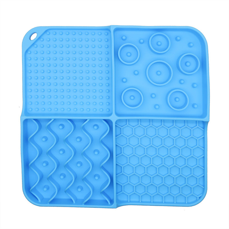 PG-0313   Lick Mat for Dog and Cat Slow Feeder Bowl Licking Pad with Suction Cups Heavy Duty Puzzle Food Treat for Dog Anxiety Relief Cat Boredom Reducer, Perfect for Bathing Grooming